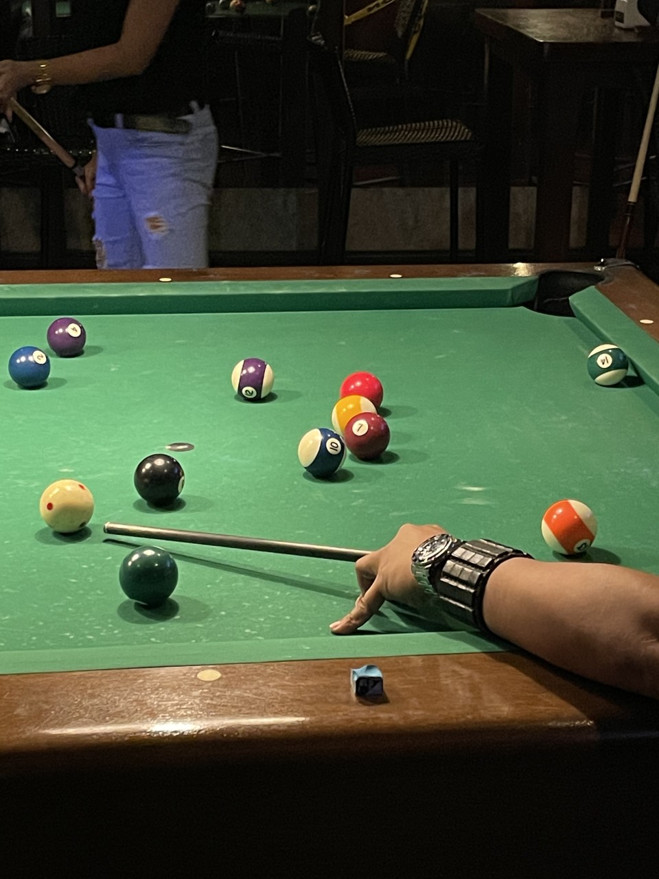 Billiards With EleBands (1 lb wrist)